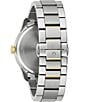 Color:Two Tone - Image 3 - Men's Wilton Quartz Analog Two Tone Stainless Steel Bracelet Watch