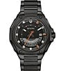 Color:Black - Image 1 - Series X Marc Anthony Men's Diamond Black Stainless Steel Bracelet Watch