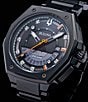 Color:Black - Image 5 - Series X Marc Anthony Men's Diamond Black Stainless Steel Bracelet Watch
