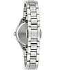 Color:Silver - Image 3 - Sutton Collection Women's Crystal Quartz Analog Stainless Steel Bracelet Watch