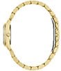 Color:Gold - Image 3 - Women's Crystal Collection Gold Tone Stainless Steel Bracelet Watch