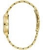 Color:Gold - Image 2 - Women's Crystal Phantom Quartz Analog Gold Tone Stainless Steel Bracelet Watch