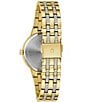 Color:Gold - Image 3 - Women's Crystal Phantom Quartz Analog Gold Tone Stainless Steel Bracelet Watch