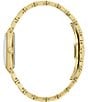 Color:Gold - Image 2 - Women's Marc Anthony Quadra Quartz Gold Stainless Steel Bracelet Watch