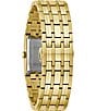 Color:Gold - Image 3 - Women's Marc Anthony Quadra Quartz Gold Stainless Steel Bracelet Watch