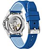Color:Blue - Image 3 - Women's Marine Star Mechanical Automatic Blue Silicone Strap Watch