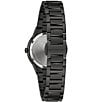 Color:Black - Image 3 - Women's Millennia Quartz Analog Black Tone Stainless Steel Bracelet Watch