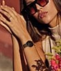 Color:Gold - Image 4 - Women's Millennia Quartz Analog Gold Tone Stainless Steel Bracelet Watch