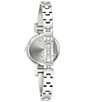 Color:Silver - Image 3 - Women's Modern Quartz Analog Silver Bangle Watch