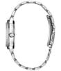 Color:Silver - Image 2 - Women's Phantom Crystal Stainless Steel Bracelet Watch