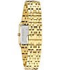 Color:Gold - Image 3 - Women's Quadra Quartz Analog Gold Tone Stainless Steel Bracelet Watch