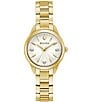 Bulova Women's Sutton Classic Quartz Analog Gold Stainless Steel Bracelet Watch, Color:Gold - Image 1