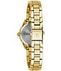 Bulova Women's Sutton Classic Quartz Analog Gold Stainless Steel Bracelet Watch, Color:Gold - Image 3