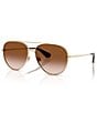 Burberry BE3172 59mm Pilot Sunglasses - Image 1