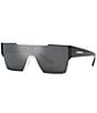 Color:White - Image 1 - Mens BE4291 38mm Rectangle Sunglasses