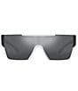 Color:White - Image 2 - Mens BE4291 38mm Rectangle Sunglasses