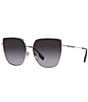 Color:Grey Flash - Image 1 - Women's Alexis 61mm Butterfly Sunglasses