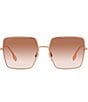 Burberry Women's BE3133 Daphne 58mm Square Sunglasses, Color:Rose Gold - Image 2