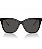 Color:Black - Image 2 - Women's BE4308 56mm Square Sunglasses