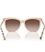 Color:Pink - Image 3 - Women's BE4308 Clare 56mm Square Sunglasses