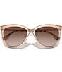 Color:Pink - Image 5 - Women's BE4308 Clare 56mm Square Sunglasses