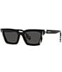 Color:Dark Grey - Image 1 - Women's BE4392U Briar 52mm Square Sunglasses