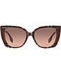 Color:Bordeaux - Image 2 - Women's BE4393 54mm Cat Eye Sunglasses