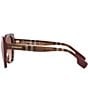 Color:Bordeaux - Image 3 - Women's BE4393 54mm Cat Eye Sunglasses