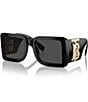 Color:Black - Image 1 - Women's BE4406U55-X 55mm Square Sunglasses