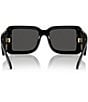 Color:Black - Image 4 - Women's BE4406U55-X 55mm Square Sunglasses