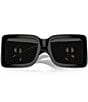 Color:Black - Image 5 - Women's BE4406U55-X 55mm Square Sunglasses