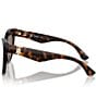 Color:Dark Havana - Image 3 - Women's BE4418 54mm Dark Havana Square Sunglasses