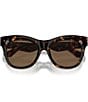 Color:Dark Havana - Image 5 - Women's BE4418 54mm Dark Havana Square Sunglasses