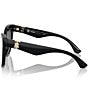 Color:Black - Image 3 - Women's BE4418 54mm Square Sunglasses