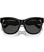 Color:Black - Image 5 - Women's BE4418 54mm Square Sunglasses