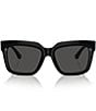 Color:Black - Image 2 - Women's BE4419 54mm Square Sunglasses