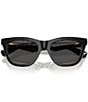 Burberry Women's BE4435 53mm Detailed Cat Eye Sunglasses, Color:Black Check - Image 5