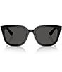 Burberry Women's BE4446D 57mm Square Sunglasses, Color:Dark Grey - Image 2