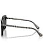 Burberry Women's BE4456F 54mm Square Sunglasses, Color:Black/Dark Grey - Image 3