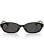 Burberry Women's BE4508D 56mm Oval Sunglasses - Image 2