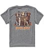 BURLEBO Big Boys Duck Dog Camouflage T-Shirt - Image 1