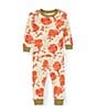 Color:Harvest Tomato - Image 3 - Baby Girls 12-24 Months Blooming Fields Tee & Pajama Pants Set