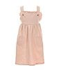 Color:Pink Sand - Image 1 - Baby Girls 2T-5T French Terry Dress