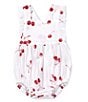 Color:Rose - Image 1 - Baby Girls Newborn-24 Months Sleeveless Cherry Pickin' Bodysuit