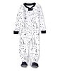 Color:Midnight - Image 1 - Baby Newborn-24 Months Long-Sleeve Twinkle Bee Footed Sleeper