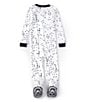 Color:Midnight - Image 2 - Baby Newborn-24 Months Long-Sleeve Twinkle Bee Footed Sleeper