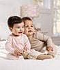 Burt's Bees Baby Long-Sleeve Organic Cotton Solid Footie Coverall - Image 4