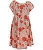 Color:Pink Sand - Image 1 - Little Girls 2T-5T California Poppies Dress