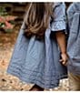 Color:Chambray - Image 3 - Little Girls 2T-5T Chambray Dress