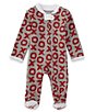 Color:Rose - Image 1 - Newborn-9 Months X's & O's Sleep & Play Footed Sleeper